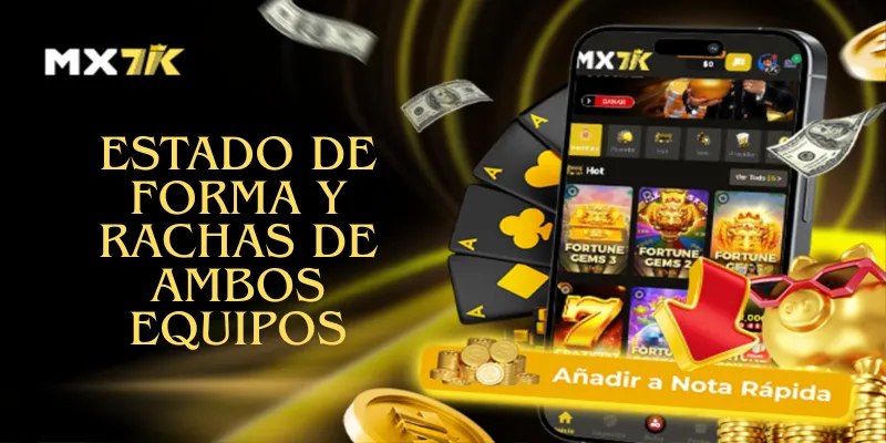 Estado de forma y rachas de ambos equipos